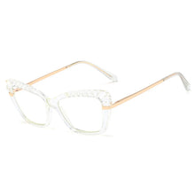 Load image into Gallery viewer, 48208 Cat Eye Anti-blue Light Plastic Titanium Glasses Frames Ultralight Men Women Optical  Computer Glasses