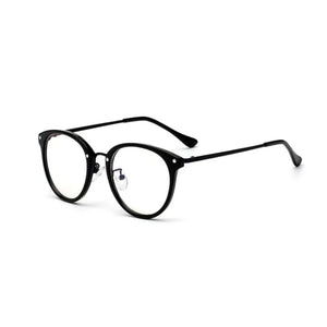 49097 TR90 Round Cat Eye Vintage Glasses Frames Men Women Optical  Computer Glasses