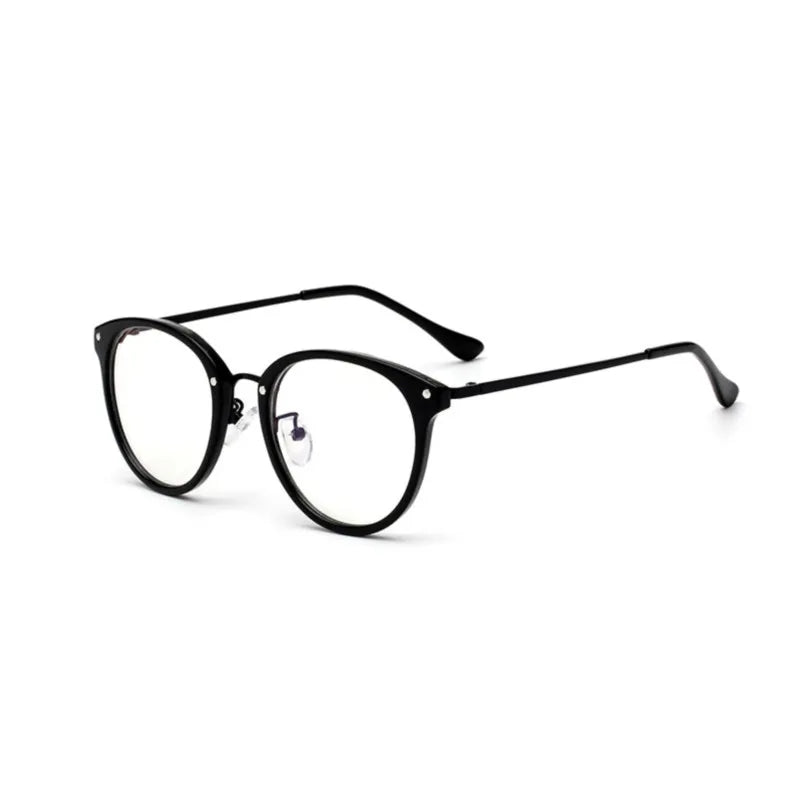 49097 TR90 Round Cat Eye Vintage Glasses Frames Men Women Optical  Computer Glasses