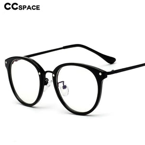 49097 TR90 Round Cat Eye Vintage Glasses Frames Men Women Optical  Computer Glasses