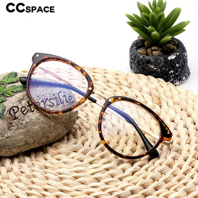 49097 TR90 Round Cat Eye Vintage Glasses Frames Men Women Optical  Computer Glasses