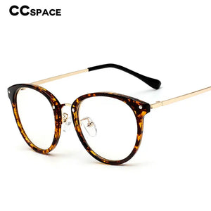 49097 TR90 Round Cat Eye Vintage Glasses Frames Men Women Optical  Computer Glasses