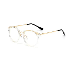 49097 TR90 Round Cat Eye Vintage Glasses Frames Men Women Optical  Computer Glasses