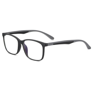49159 TR90 Glasses Frames Classical Square Ultralight Anti Blue Light Men Optical  Computer Glasses