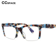Load image into Gallery viewer, 49409 Half Frame Acetate Optical Glasses Frames Anti Blue Light Women Computer Eyeglasses Customized Prescription Glasses