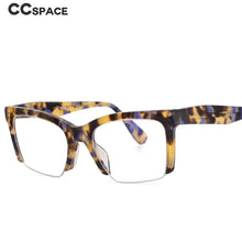 Load image into Gallery viewer, 49409 Half Frame Acetate Optical Glasses Frames Anti Blue Light Women Computer Eyeglasses Customized Prescription Glasses