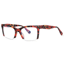 Load image into Gallery viewer, 49409 Half Frame Acetate Optical Glasses Frames Anti Blue Light Women Computer Eyeglasses Customized Prescription Glasses