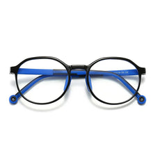 Load image into Gallery viewer, 49529 Kids Anti Blue TR90 Optical Frames Student Round Computer Glasses