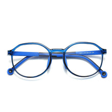 Load image into Gallery viewer, 49529 Kids Anti Blue TR90 Optical Frames Student Round Computer Glasses