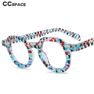 49875 Retro Anti Blue Light Acetate Optical Glasses Frames Men Women  Computer Eyeglasses