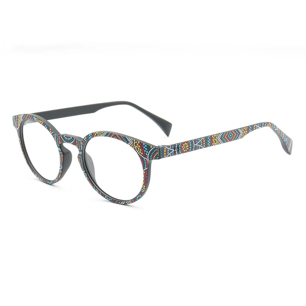 49983 Retro Round Super Light TR90 Optical Glasses Frames Colorful Men Women  Computer Eyeglasses