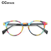Carica l&#39;immagine nel visualizzatore di Gallery, 49983 Retro Round Super Light TR90 Optical Glasses Frames Colorful Men Women  Computer Eyeglasses