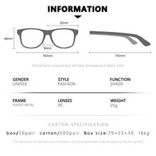 Carica l'immagine nel visualizzatore di Gallery, Double B Rectangle Sunglasses For Women Men Designer Letter Decoration Black Square Sun Glasses Female 80s Fashionable Shade