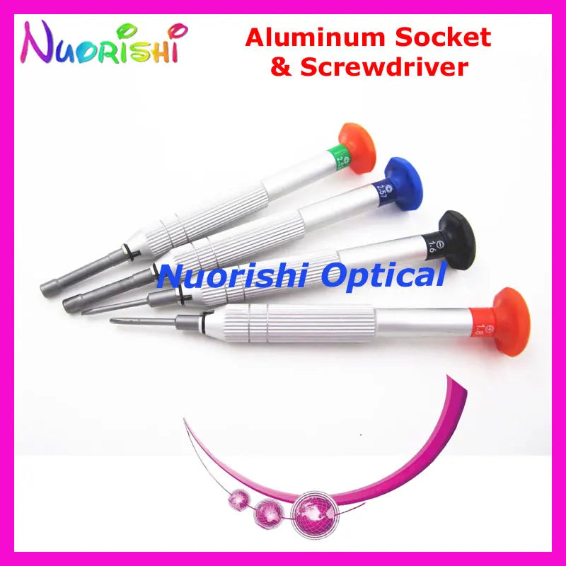 4pcs SS4808K Glasses Eyewear Watch Screwdriver Socket Wrench Screwdriver Repairing Mini Smalll Socket Tool