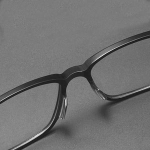5022 Acetate Frame With Titanium Leg Optical Glasses Men Vintage Square Prescription Eyeglasses Retro Myopia Spectacles Eyewear