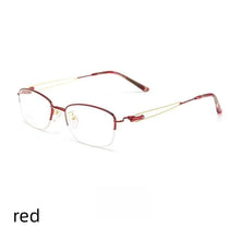 Load image into Gallery viewer, 50mm  Women titanium alloy Eyeglasses Glasses Designed Elegant Spectacle High Grade Prescription Eyeglasses 8282SN