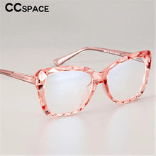 Carica l&#39;immagine nel visualizzatore di Gallery, 51019 Anti-blue Light Plastic Titanium Glasses Frames Cat Eye Ultralight Men Women Optical  Computer Glasses