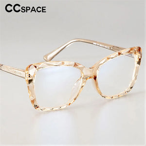 51019 Anti-blue Light Plastic Titanium Glasses Frames Cat Eye Ultralight Men Women Optical  Computer Glasses