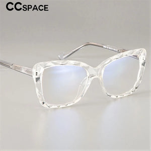 51019 Anti-blue Light Plastic Titanium Glasses Frames Cat Eye Ultralight Men Women Optical  Computer Glasses