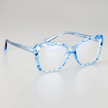 Carica l&#39;immagine nel visualizzatore di Gallery, 51019 Anti-blue Light Plastic Titanium Glasses Frames Cat Eye Ultralight Men Women Optical  Computer Glasses