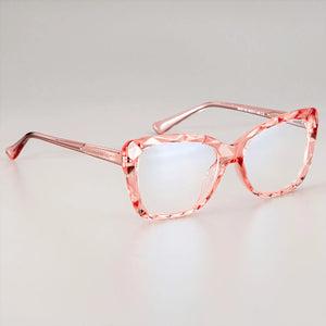 51019 Anti-blue Light Plastic Titanium Glasses Frames Cat Eye Ultralight Men Women Optical  Computer Glasses