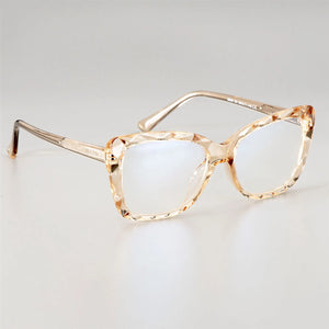 51019 Anti-blue Light Plastic Titanium Glasses Frames Cat Eye Ultralight Men Women Optical  Computer Glasses