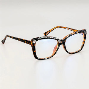 51019 Anti-blue Light Plastic Titanium Glasses Frames Cat Eye Ultralight Men Women Optical  Computer Glasses