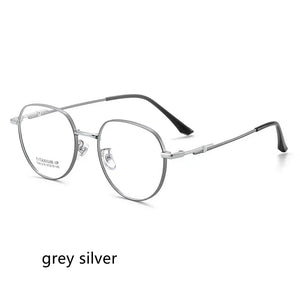 51mm Small Round Glasses Vintage Metal Oval Gold  Eyeglasses Frame Women Men Full Rim Spectacles for Prescription Glasses  61015