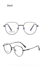 Load image into Gallery viewer, 51mm Small Round Glasses Vintage Metal Oval Gold  Eyeglasses Frame Women Men Full Rim Spectacles for Prescription Glasses  61015