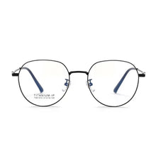 Load image into Gallery viewer, 51mm Small Round Glasses Vintage Metal Oval Gold  Eyeglasses Frame Women Men Full Rim Spectacles for Prescription Glasses  61015