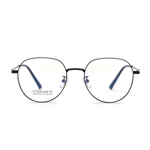 51mm Small Round Glasses Vintage Metal Oval Gold  Eyeglasses Frame Women Men Full Rim Spectacles for Prescription Glasses  61015