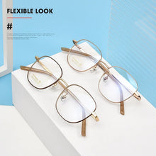 Load image into Gallery viewer, 51mm Titanium Glasses Frame Retro Eyeglasses Women Men Myopia Reading Optical Blue Light Prescription Eyewear Anti-Reflection