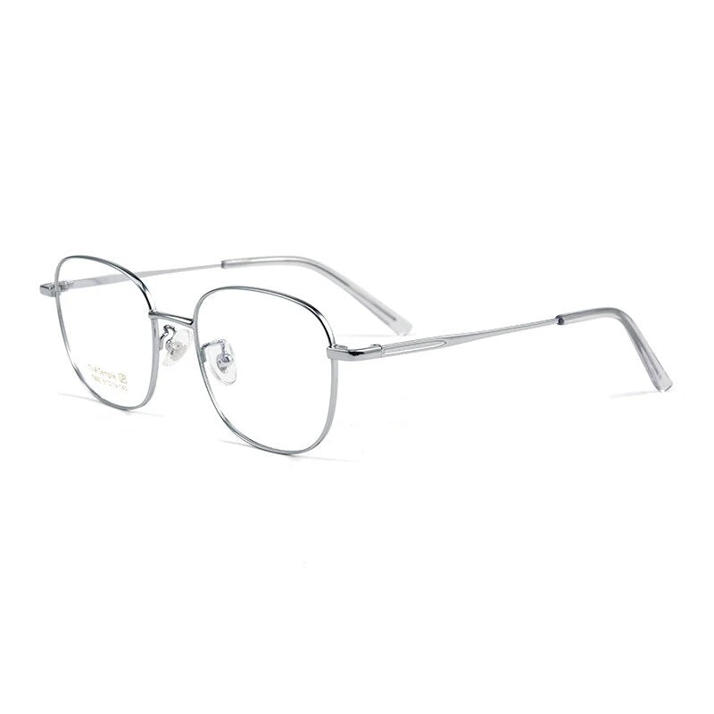 51mm Titanium Glasses Frame Retro Eyeglasses Women Men Myopia Reading Optical Blue Light Prescription Eyewear Anti-Reflection