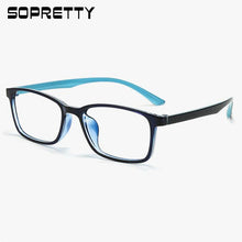 Load image into Gallery viewer, 52-19-143 Korea Square TR90 Glasses Frames for Myopia Prescription ,Unisex Plastic Titanium Hyperopia Eyeglasses Frame FK118