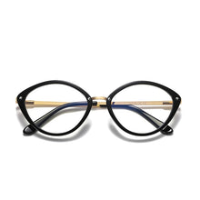 Load image into Gallery viewer, 52mm    Anti Blue Light Computer Glasses TR  Women Big Frame Cat Eye  Frame  Eyeglasses pc girls glasses   2089
