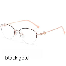 Load image into Gallery viewer, 52mm   titanium alloy woman Square Glasses Frame  Prescription Glasses Optical  Eyeglasses  8025Z