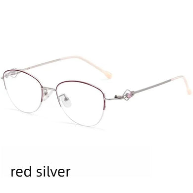 52mm   titanium alloy woman Square Glasses Frame  Prescription Glasses Optical  Eyeglasses  8025Z