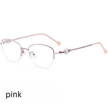 Load image into Gallery viewer, 52mm   titanium alloy woman Square Glasses Frame  Prescription Glasses Optical  Eyeglasses  8025Z
