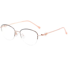 Load image into Gallery viewer, 52mm   titanium alloy woman Square Glasses Frame  Prescription Glasses Optical  Eyeglasses  8025Z