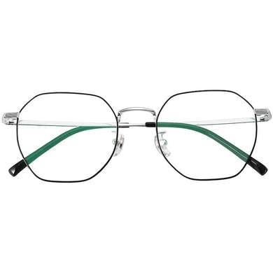 52mm Full frame polygonal square β titanium prescription eyeglass frame for men and women19059