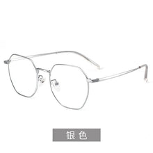 Load image into Gallery viewer, 52mm Full frame polygonal square β titanium prescription eyeglass frame for men and women19059