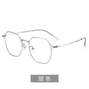 52mm Full frame polygonal square β titanium prescription eyeglass frame for men and women19059