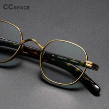 Load image into Gallery viewer, 53314 Retro Acetate Glasses Frames Pure Titanium Men Women Optical Top Grade Prescription Glasses
