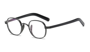 53314 Retro Acetate Glasses Frames Pure Titanium Men Women Optical Top Grade Prescription Glasses
