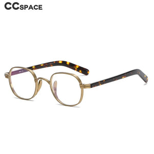 53314 Retro Acetate Glasses Frames Pure Titanium Men Women Optical Top Grade Prescription Glasses