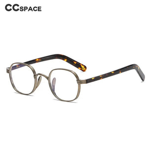 53314 Retro Acetate Glasses Frames Pure Titanium Men Women Optical Top Grade Prescription Glasses