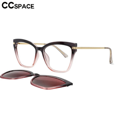 53684 TR90 Anti Blue Light Glasses Frames Polarized Flip-on Sunglasses Men Women Computer Eyeglasses