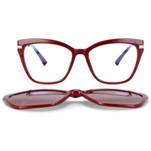 Load image into Gallery viewer, 53684 TR90 Anti Blue Light Glasses Frames Polarized Flip-on Sunglasses Men Women Computer Eyeglasses