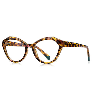 53mm     Anti Blue Light Computer Glasses TR  Women Big Frame Cat Eye  Frame  Eyeglasses pc girls glasses  2141