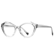 Load image into Gallery viewer, 53mm     Anti Blue Light Computer Glasses TR  Women Big Frame Cat Eye  Frame  Eyeglasses pc girls glasses  2141